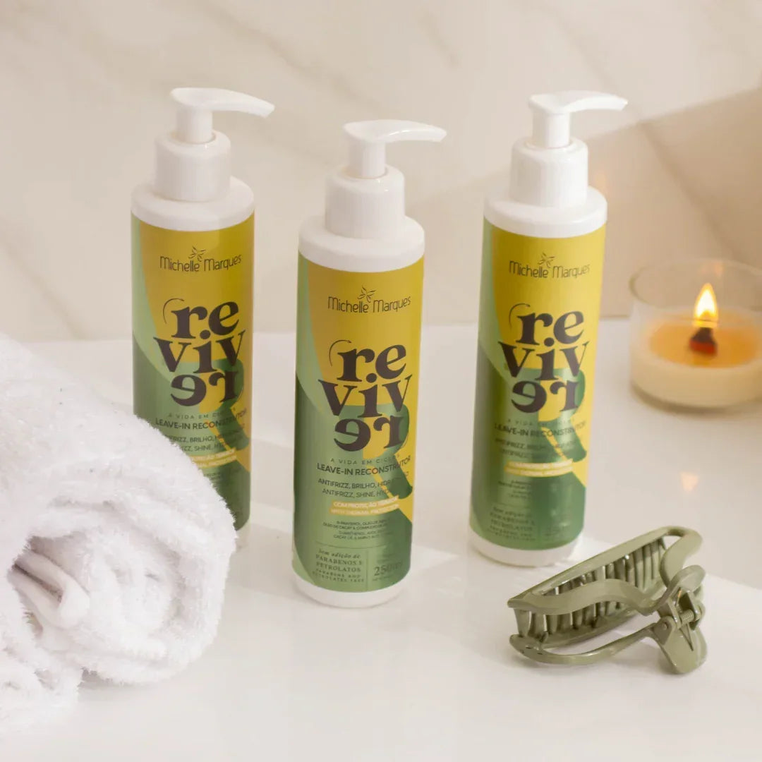 Combo de 4 Leave-In Reconstrutor Capilar Reviver