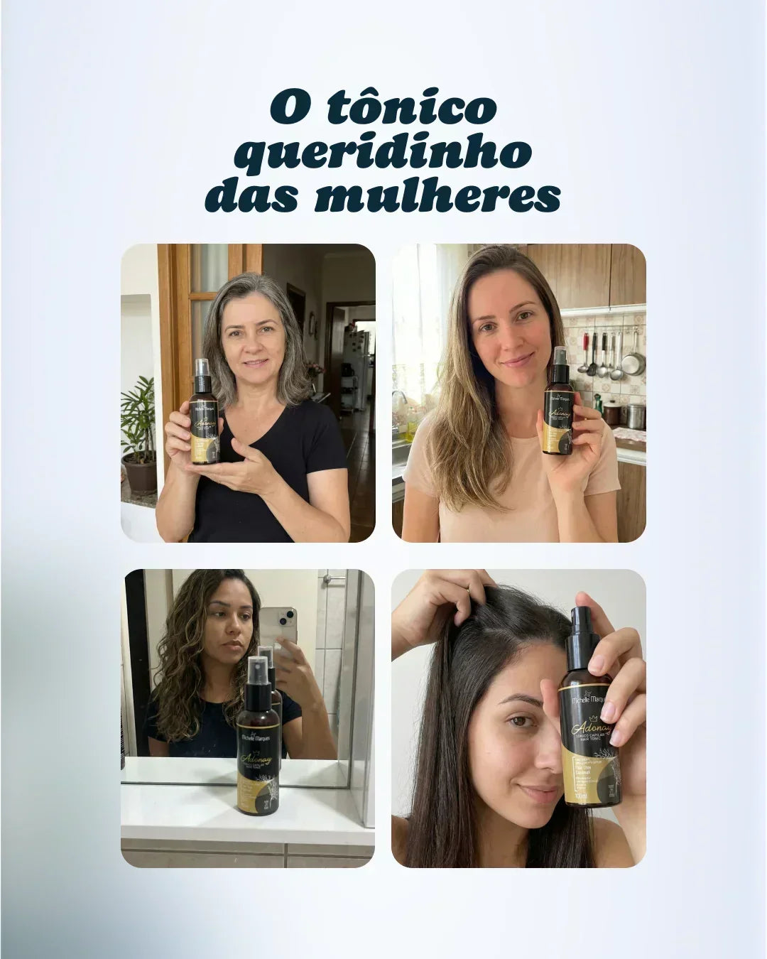 Combo de 2 Adonay Tônico Capilar