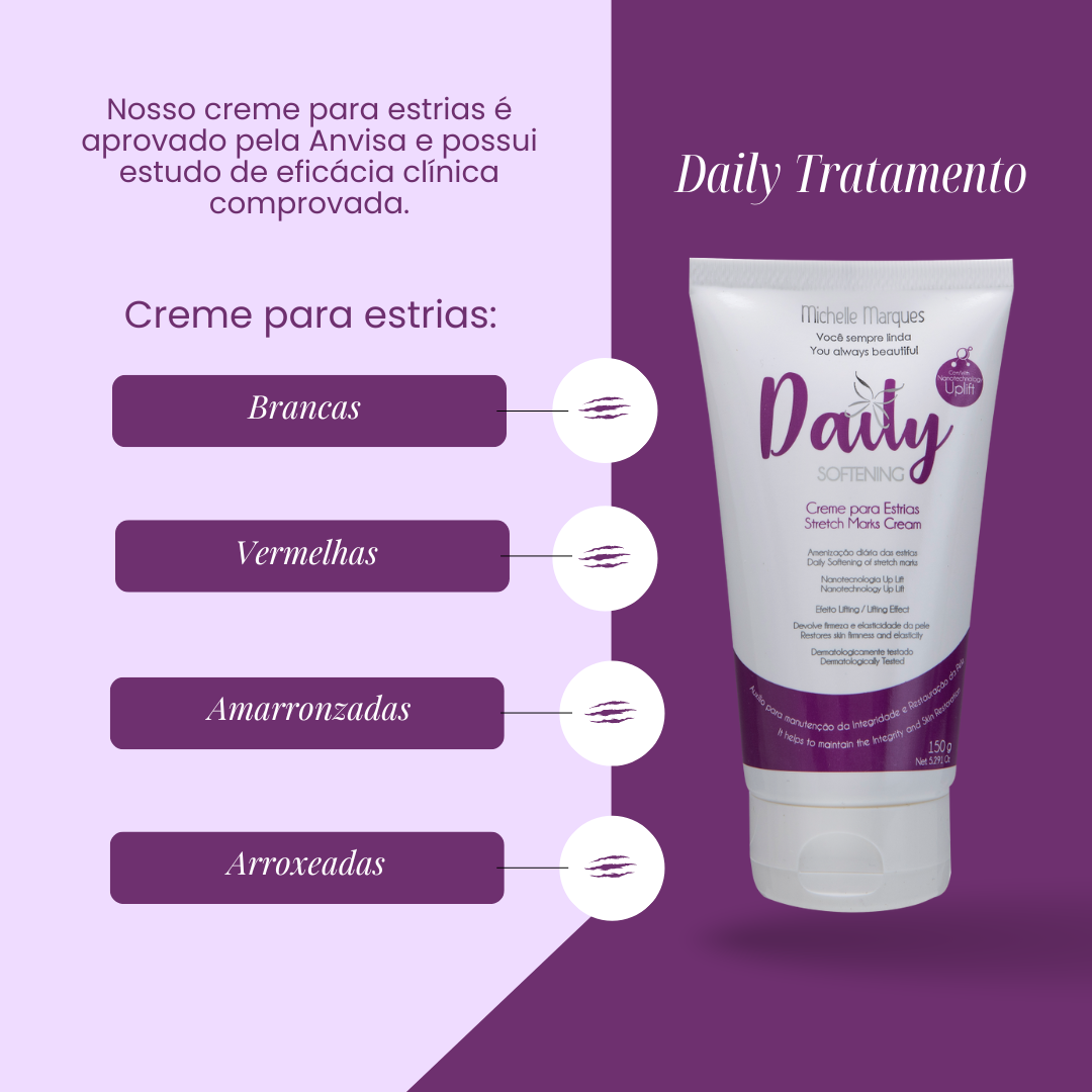 Daily Tratamento - Creme Para Estrias