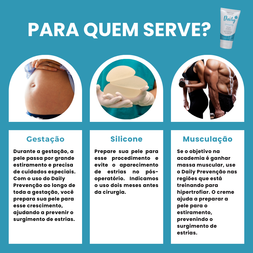 Daily Prevenção - Creme Preventivo de Estrias