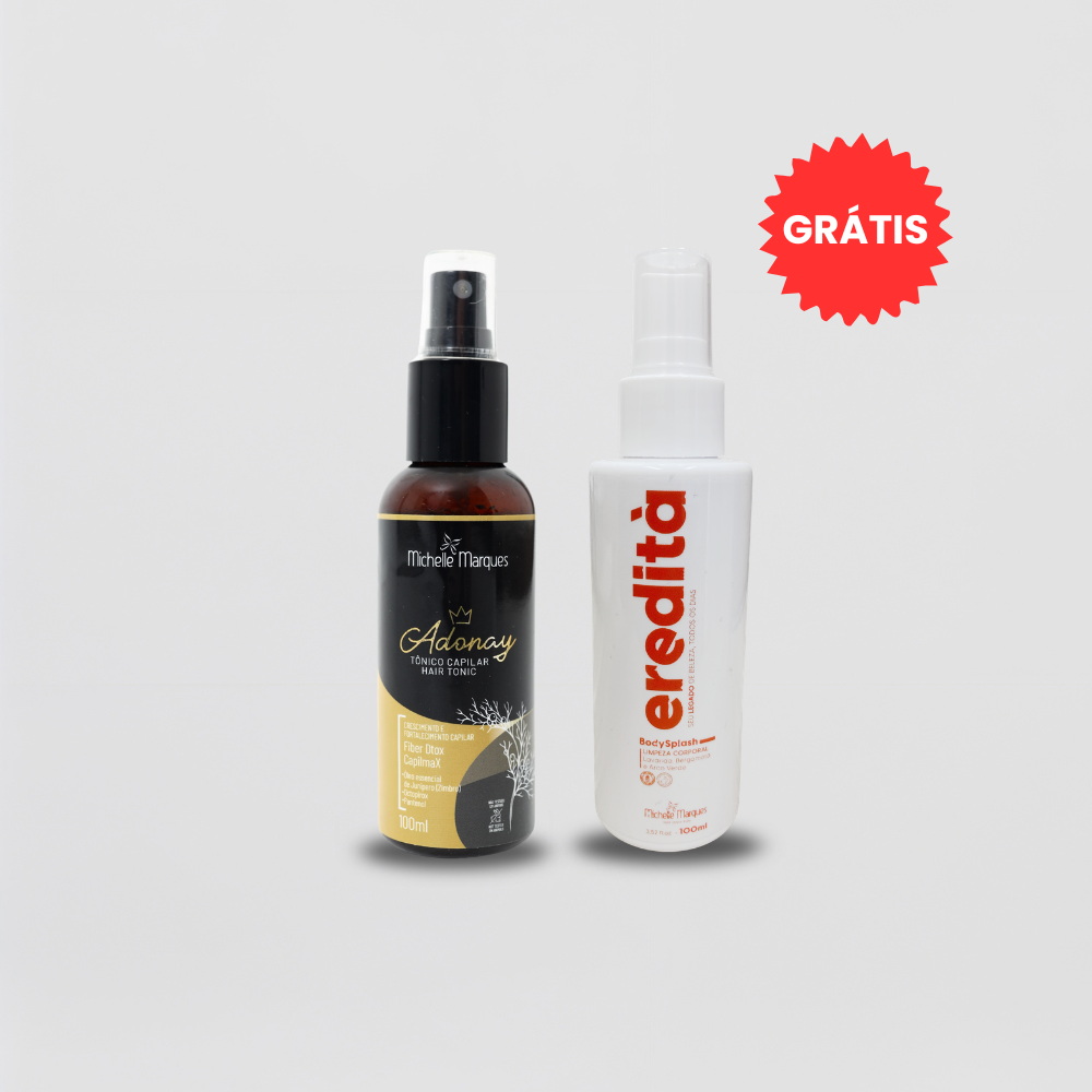 Um Adonay Tônico Capilar + Um body de presente