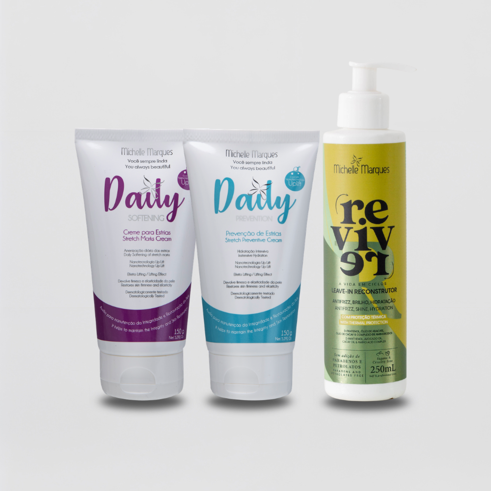 Kit Daily Tratamento + Daily Prevenção + Leave-In